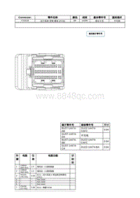 2021年林肯飞行家线路接插件-C1551B 动力系统 控制 模块 PCM 