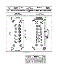 2021年林肯航海家ET线束接插件-C148 线束内部 