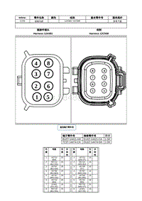 2021年林肯航海家ET线束接插件-C155 线束内部 