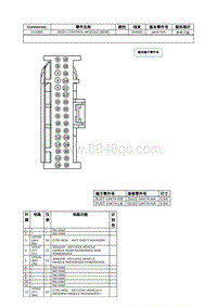 2022年林肯航海家线束连接器-C2280E BODY CONTROL MODULE BCM 