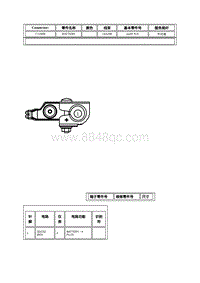 2021年林肯航海家线束连接器-C1100B BATTERY 