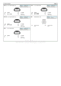 2019名图G1.6T电路图-后保险杠线束