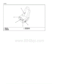 2008御翔G 2.4维修手册-座椅-部件和部件位置