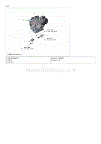 2019新一代ix25 G1.5维修手册-智能变速器 IVT 部件和部件位置