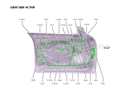 2023蔚来ET7电路图-左前车门线束 车门内饰左前车门线束 车门内饰