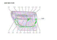 2023蔚来ET7电路图-左后车门线束 车门内饰左后车门线束 车门内饰