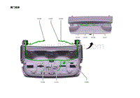 2023蔚来ET7电路图-尾门线束尾门线束