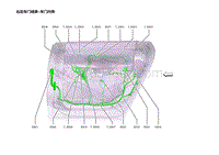 2023蔚来ET7电路图-右后车门线束 车门内饰右后车门线束 车门内饰