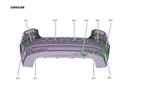 2023蔚来ET7电路图-后保险杠线束后保险杠线束