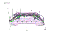 2023蔚来ET7电路图-前保险杠线束前保险杠线束