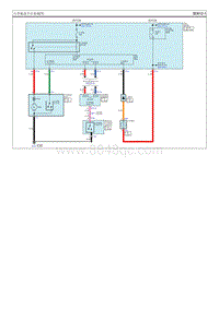 2014朗动G1.8电路图-行李箱盖开启系统