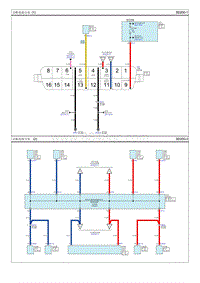 2013瑞奕G1.6电路图-诊断连接分布