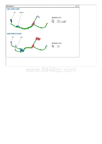 2022七代伊兰特G1.4T电路图-蓄电池线束