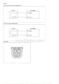 2022途胜混合动力G2.0维修手册-发动机冷却发动机冷却水温传感器 ECTS 