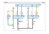 2021第四代胜达G2.0T电路图-电动门锁