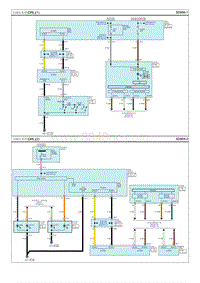 2015索纳塔G2.4电路图-日间行车灯 DRL 