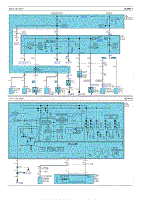 2013索纳塔G2.4电路图-指示灯 仪表