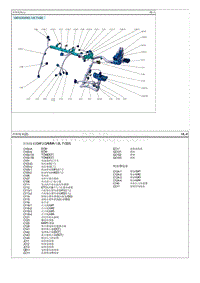 2017索纳塔G1.6T电路图-控制线束