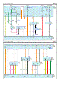 2015索纳塔G2.4电路图-空调控制系统 自动 