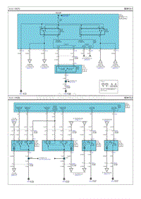 2014索纳塔G2.0电路图-电动门锁