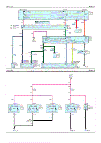 2015索纳塔G2.0电路图-制动灯