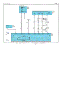 2014索纳塔G2.0电路图-电铬后视镜