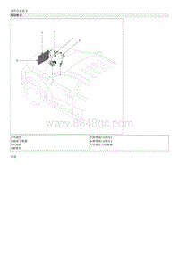 2012起亚智跑G2.0维修手册-部件及部件位置