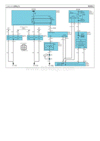 2013索纳塔G2.4电路图-日间行车灯 DRL 