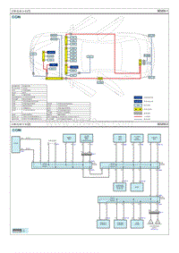 2019索纳塔G2.0T电路图-诊断连接分布