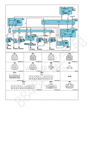 2010途胜G2.0电路图-转向 危险警告灯