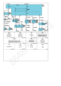 2008途胜G2.0电路图-玻璃和后视镜除雾器