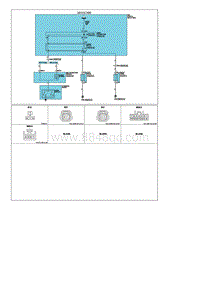 2009途胜G2.0电路图-喇叭