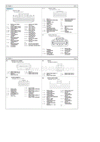 2014全新胜达G2.0T电路图-车门线束