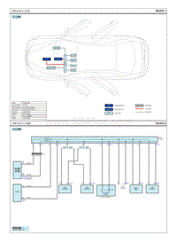 2021全新瑞纳G1.4电路图-诊断连接分布