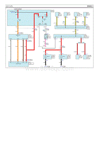 2015全新胜达G2.0T电路图-倒车灯