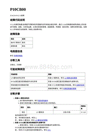 2023年蔚来ET7电动力故障码-P10CB00