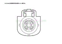 2023年蔚来ET5电路图-MAIN606 主线束接中控台线束USB 3.0接口B 