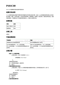 2023年蔚来ET7电动力故障码-P101C00