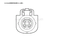 2023年蔚来ET5电路图-MAIN608 主线束接中控台线束USB 2.0接口 