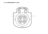 2023年蔚来ET5电路图-MAIN605 主线束接中控台线束USB 3.0接口A 