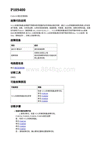 2023蔚来ES7-电动力控制故障码-P109400