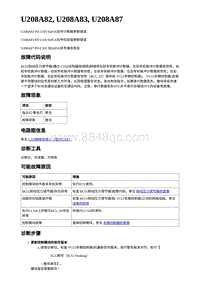 2023年蔚来ET5维修手册-电动力控制-U208A82 U208A83 U208A87