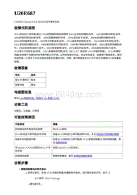 2023蔚来ES7-电动力控制故障码-U20E687