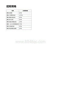 2023蔚来ES7维修手册-冷却系统扭矩规格