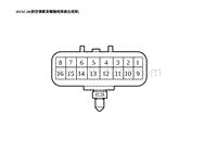 2023蔚来ES7电路图-HVAC20 前空调蒸发箱箱线束接主线束 