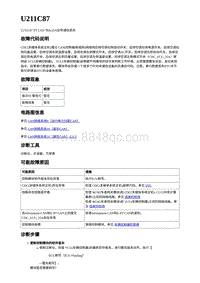 2023蔚来ES7-电动力控制故障码-U211C87