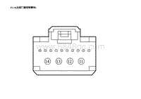 2023蔚来ES7电路图-FL14 左前门窗控制模块 