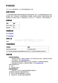 2023蔚来ES7-电动力控制故障码-P100500