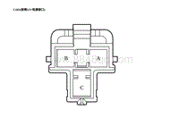 2023蔚来ES7电路图-CS03 前侧12V电源接口 