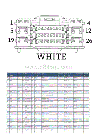 2018荣威i5 EB208 前舱-仪表线束对接连接器-1 